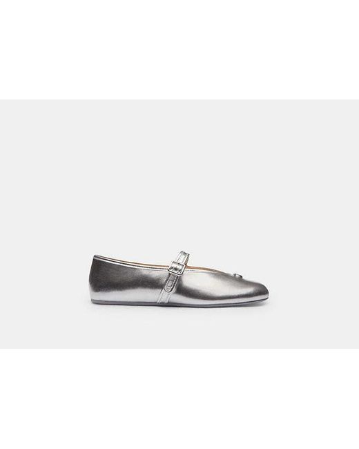 Mary Jane En Pour Femmes, Taille COACH en coloris Black