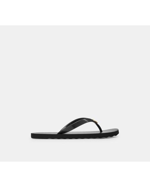 COACH Black Zayn Flip Flop