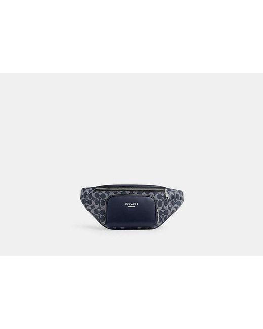 COACH Black Racer Small Belt Bag for men