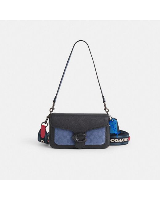 COACH Blue Upcrafted Soft Tabby Multi Crossbody In Signature Leather for men