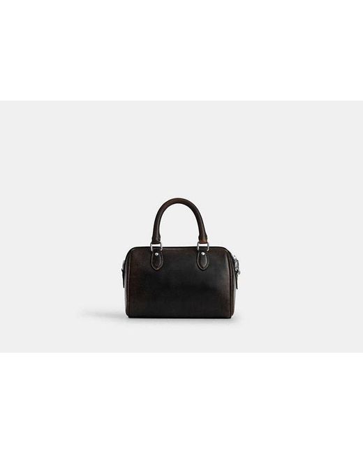 COACH Black Mini Rowan Crossbody Bag