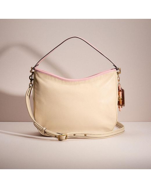 COACH Natural Upcrafted Soft Tabby Hobo