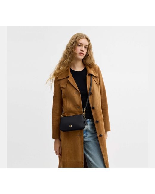 Borsa A Tracolla Audrey di COACH in Black