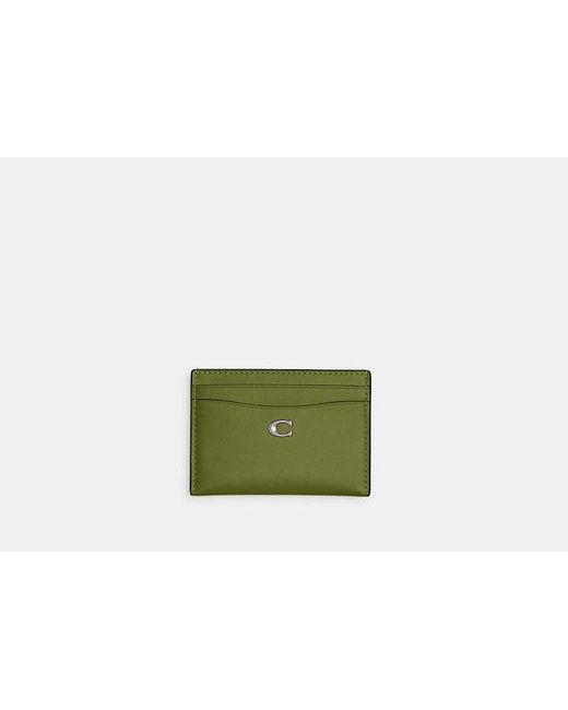 COACH Green Essential Card Case