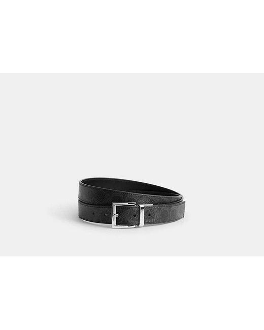COACH Black Harness Cut-To-Size Belt, 30 Mm for men