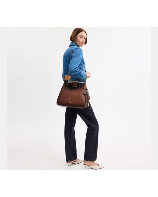 COACH Brown Ella Shoulder Bag