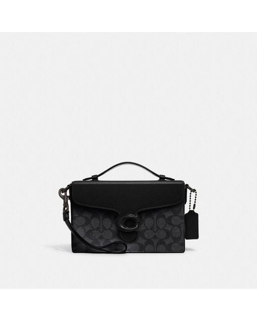 COACH Tabby Box Bag In Signature Canvas in Black Lyst