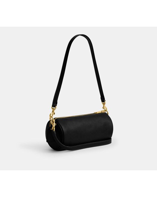 COACH Black Barrel Bag