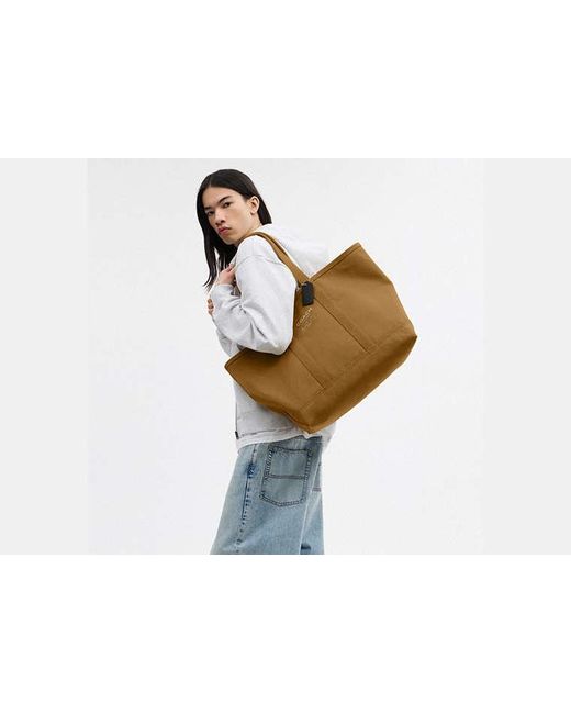 Utility Tote COACH de hombre de color Black