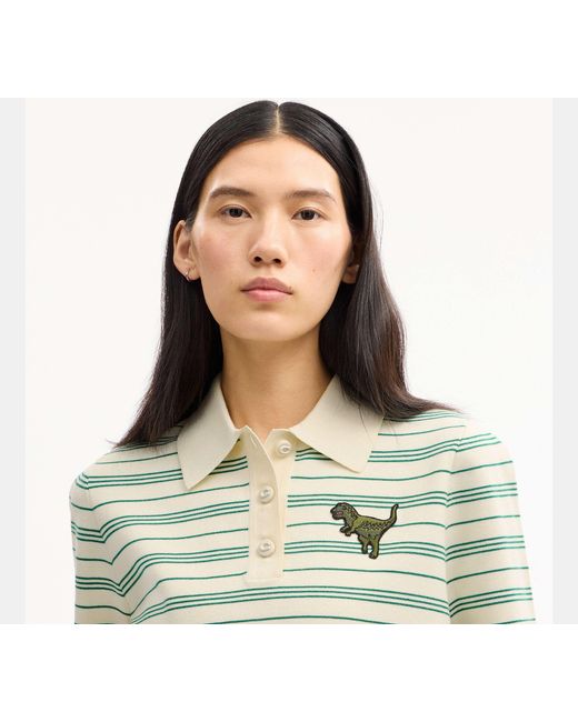 COACH Black Rexy 10Th Birthday Polo