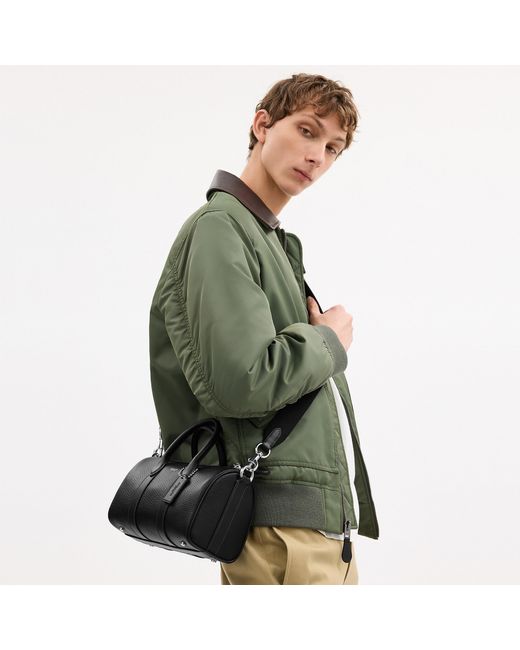 COACH Black Compass Bag 25 for men