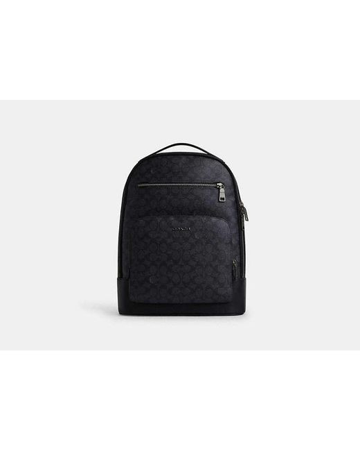Zaino Ethan di COACH in Black da Uomo