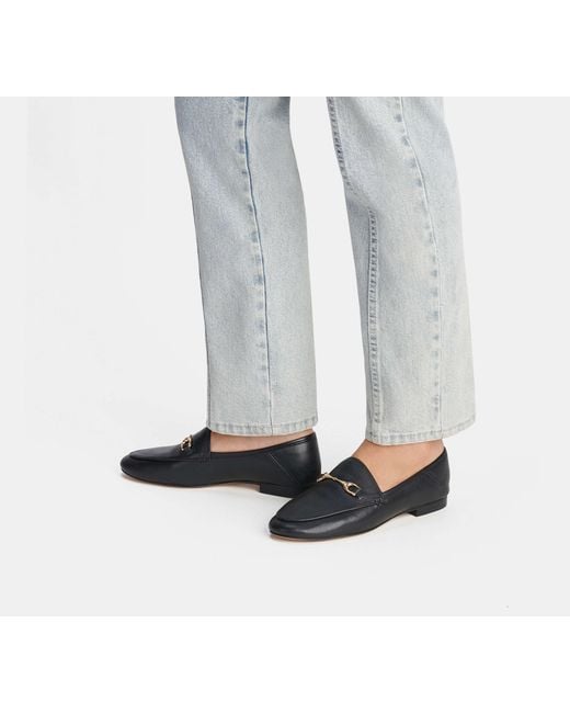 COACH Black Haley Loafer