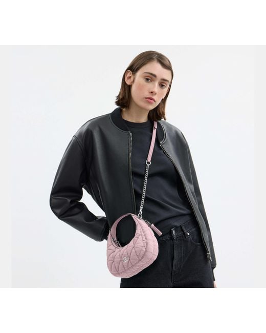COACH Black Carmen Mini Umhängetasche