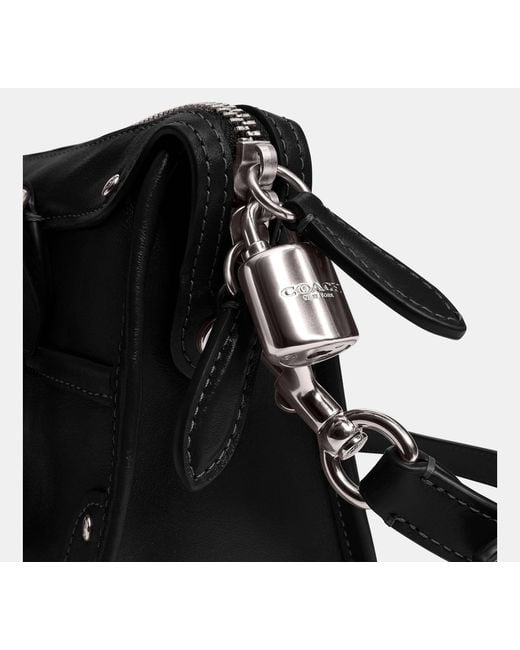 COACH Black Rhyder Satchel Bag 24