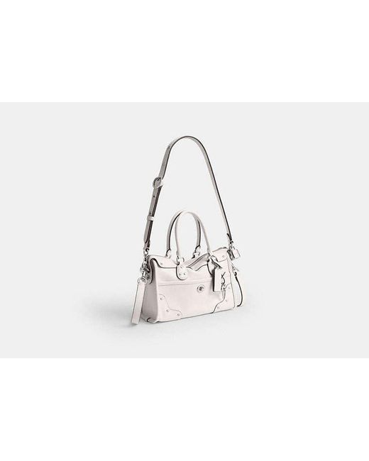 COACH Black Rhyder Satchel Bag 24