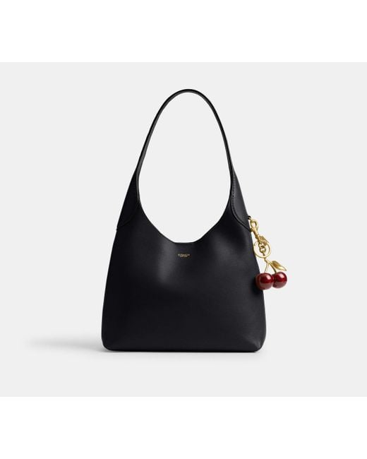 COACH Black Brooklyn Schultertasche 28