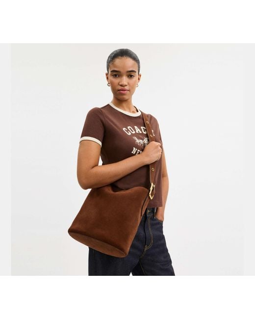 Borsa A Secchiello Bleecker di COACH in Black