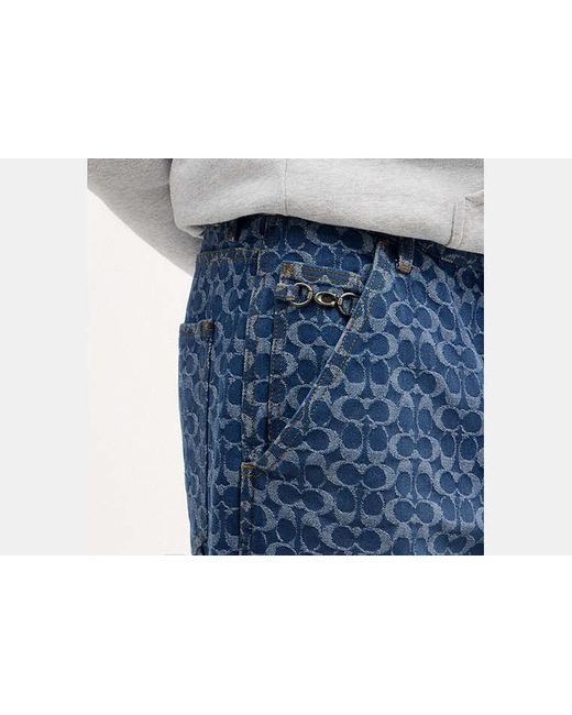 Pantalones COACH de hombre de color Blue