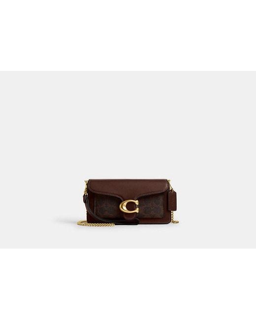 COACH Black Tabby Chain Crossbody Bag 19