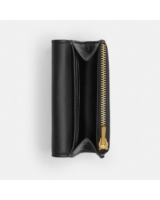 COACH Black Essential Flap Card Case