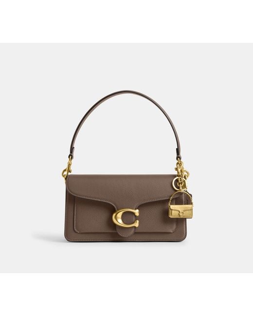 COACH Black Tabby Bag Charm