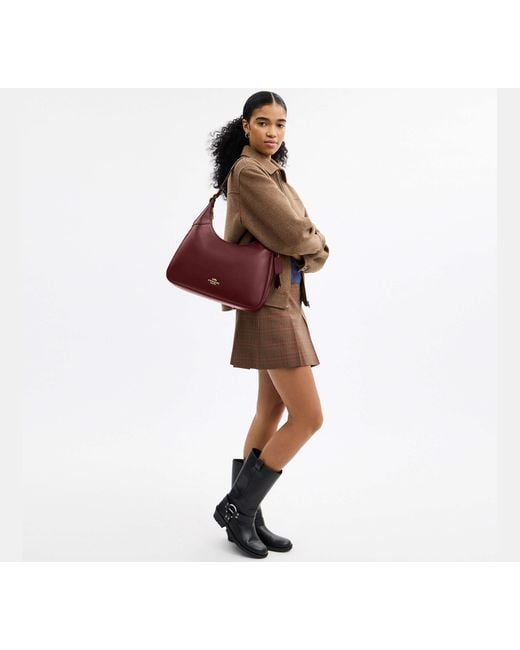 COACH Red Ella Shoulder Bag