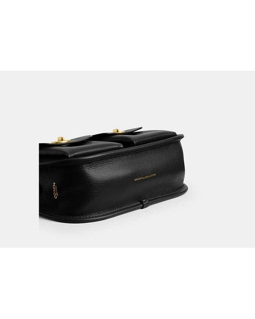 Sac Waverly À Double Fermeture Turnlock COACH en coloris Black