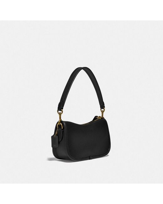 COACH Black Swinger Bag 20