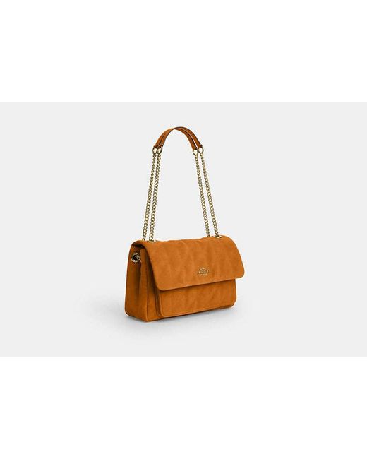 COACH Black Elodie Crossbody Bag With Quilting