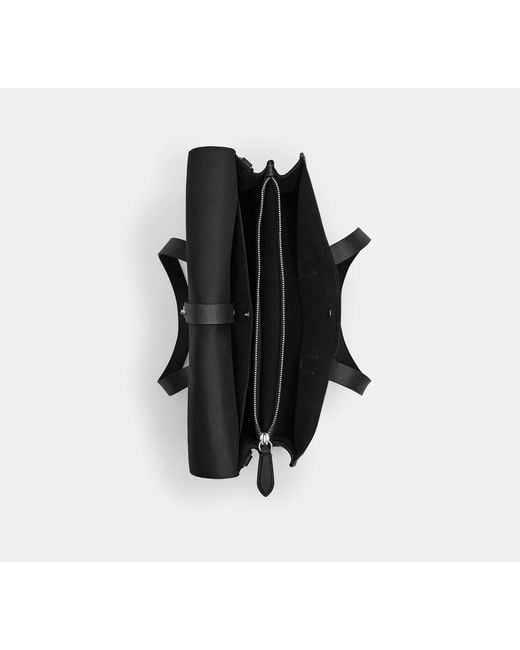 Cartella Portadocumenti Flatiron di COACH in Black da Uomo