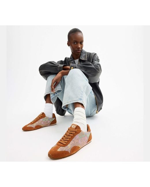 COACH Brown Flacher Sneaker