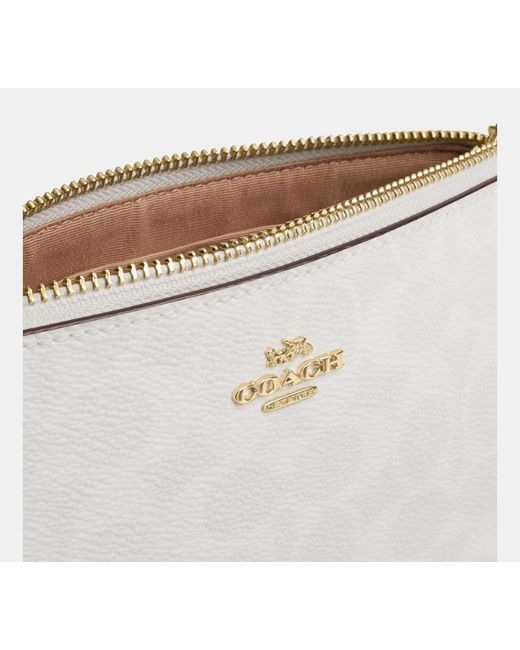 COACH Black Nolita 19 In Signature Canvas