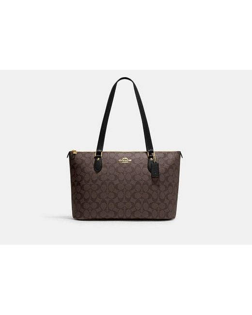 COACH Brown Gallery Tote