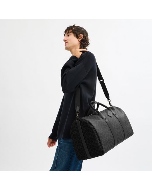 COACH Black Compass Bag 50