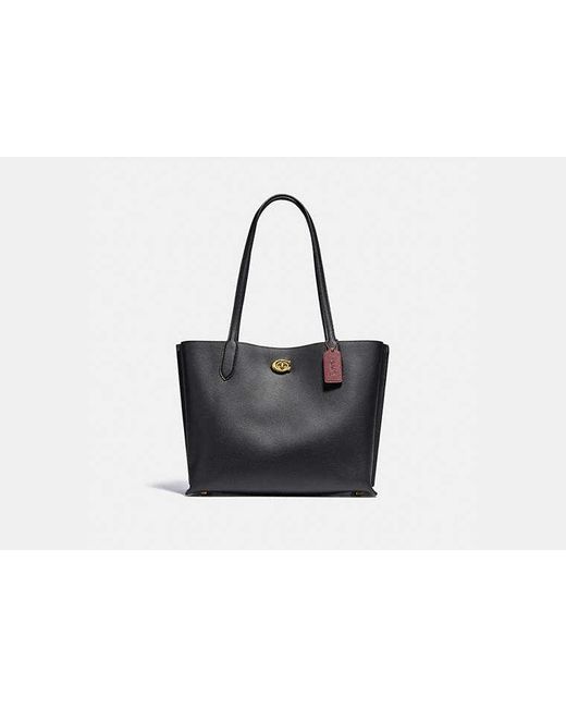 COACH Black Willow Tote Bag