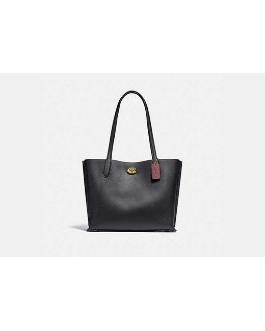 COACH Black Willow Tote Bag