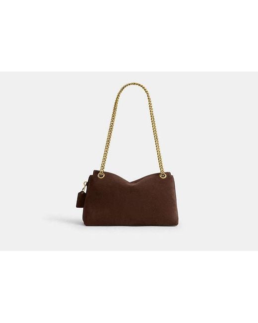 COACH Black Chelsea Shoulder Bag 30 With Chain