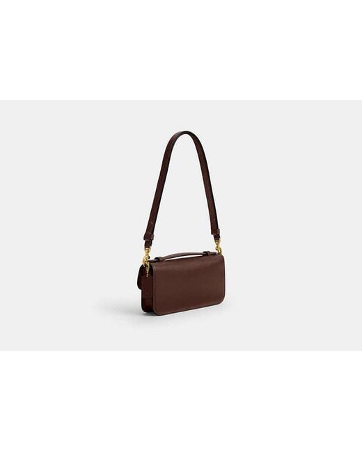 COACH Black New York Elora Top Handle Crossbody Bag