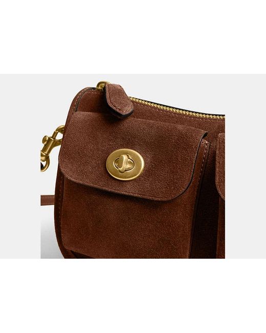Sac Waverly À Double Fermeture Turnlock COACH en coloris Black
