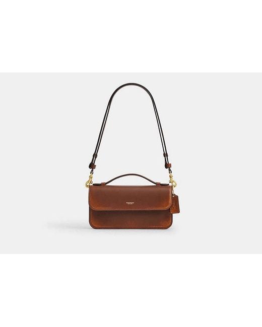 COACH Black New York Elora Top Handle Crossbody Bag
