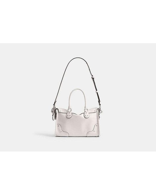 COACH Black Rhyder Satchel Bag 24