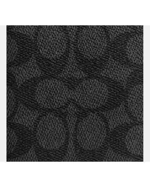 COACH Black Id Billfold Wallet for men