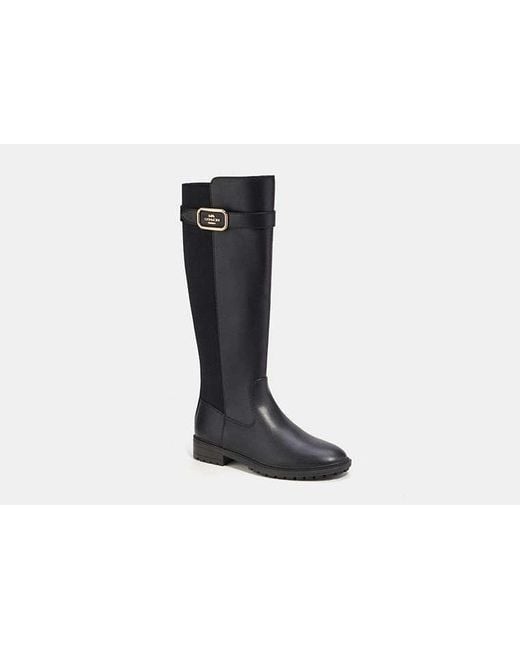 COACH Black Felicity Boot