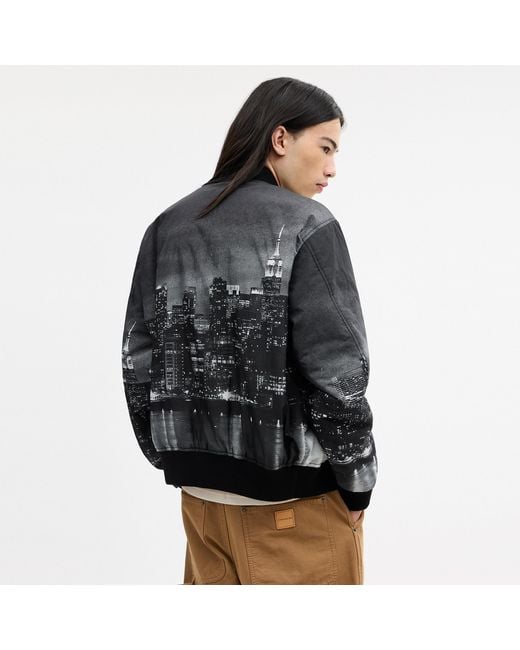 COACH Red Reversible Souvenir Jacket for men