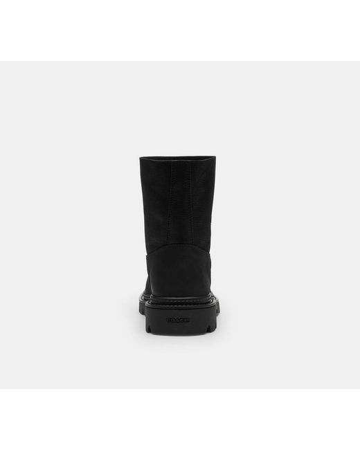 COACH Black Work Boot