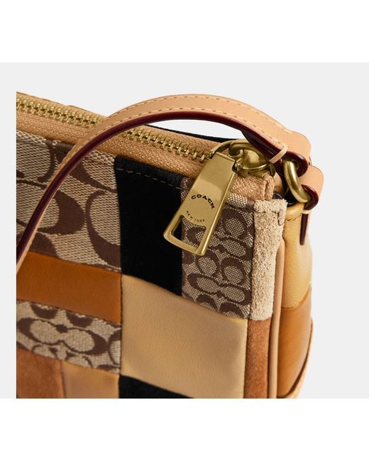 COACH Multicolor Plaza Bag 25 With Patchwork