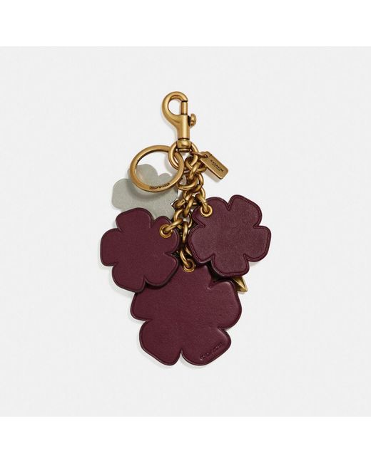COACH Studded Tea Rose Mix Bag Charm | Lyst