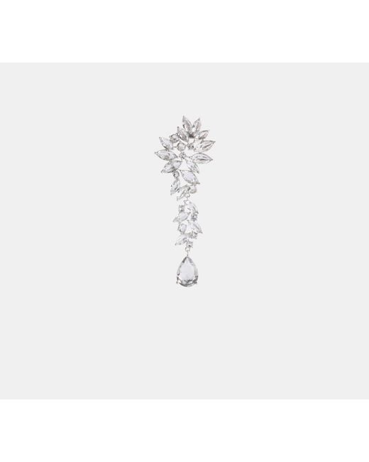 COACH Black Statement Crystal Earring