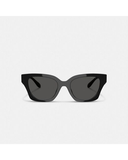 COACH Black Quilted Square Sunglasses
